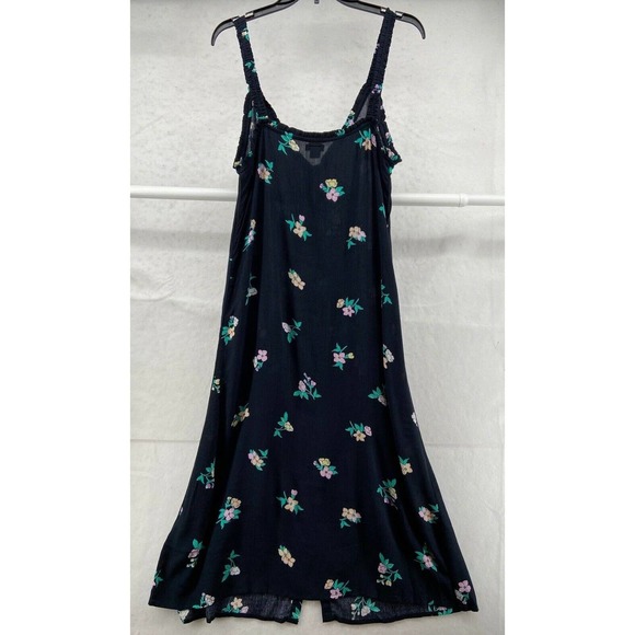 BILLABONG Dress Womens X-Small‎ Blue Sweet Edges Floral Boho Midi NWOT $66 - Picture 1 of 13